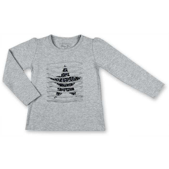 Кофта детская Breeze серая меланж со звездой Фото