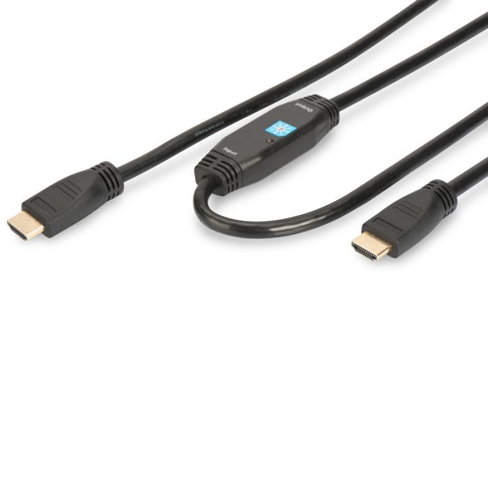 Кабель мультимедийный Digitus HDMI M to HDMI M 30.0m Фото