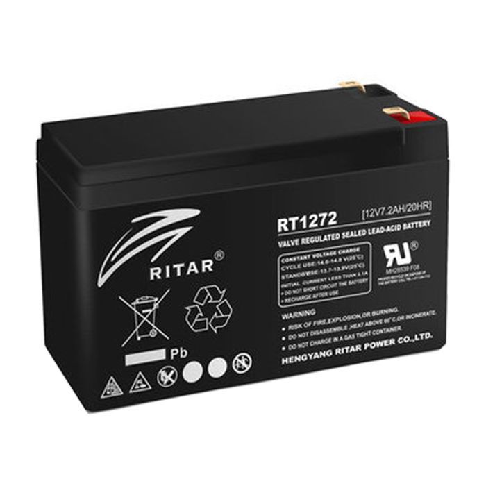 Батарея к ИБП Ritar AGM RT1272B, 12V-7.2Ah Фото