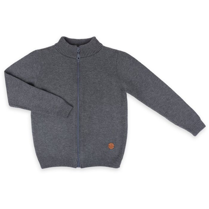 Кофта детская Na на молнии вязаная Фото