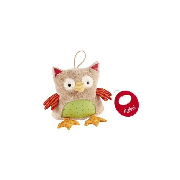 Мягкая игрушка Sigikid музыкальная Сова 13 см Фото