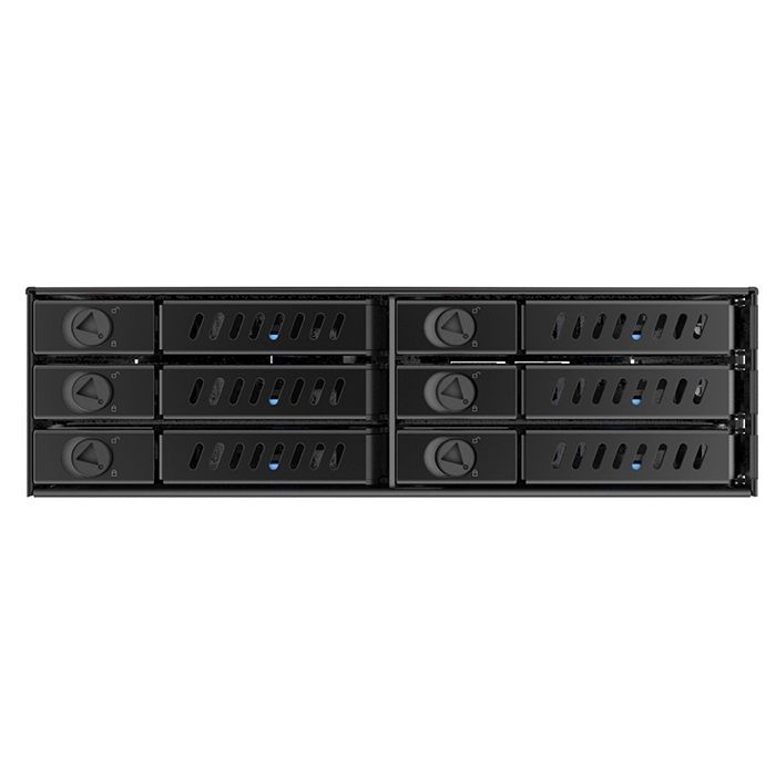 Бэкплейн Chieftec 1x5.25"/6x2.5" Hot-Swap Metal Фото