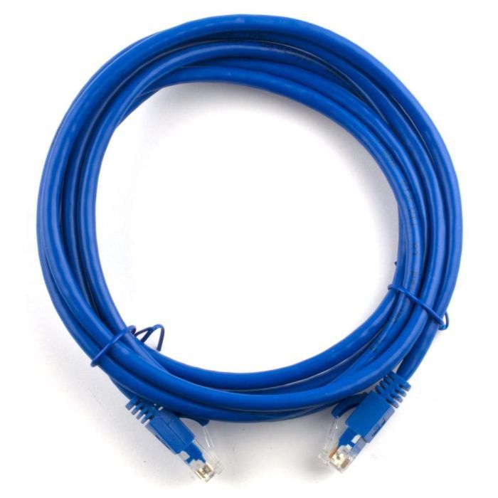 Патч-корд Ritar 3м, RJ-45, Cat.6, CU, медь, синий Фото
