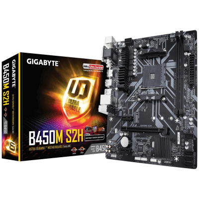 Материнская плата GIGABYTE B450M S2H Фото