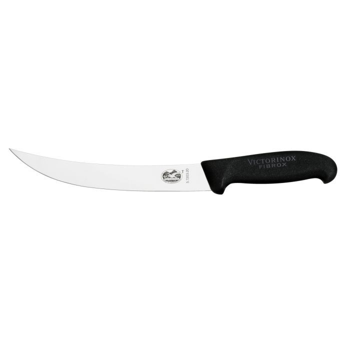 Кухонный нож Victorinox Fibrox обвалочный 20 см, черный Фото