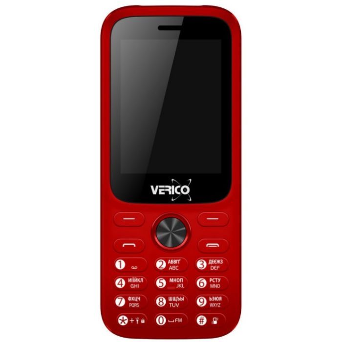 Мобильный телефон Verico Carbon M242 Red Фото