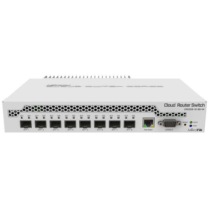Коммутатор сетевой Mikrotik CRS309-1G-8S+IN Фото