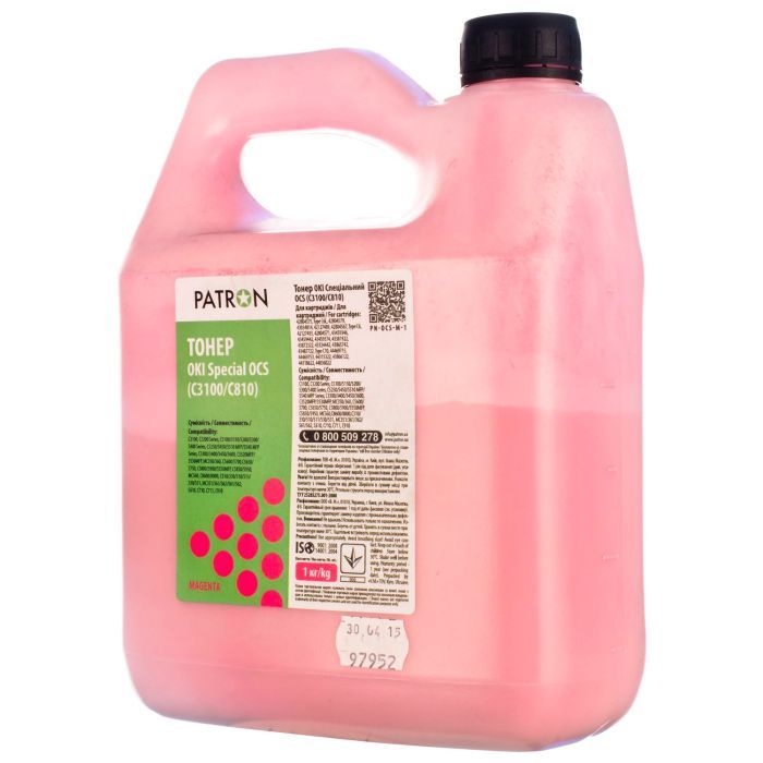 Тонер Patron OKI C3100/C810 1кг MAGENTA OCS Фото