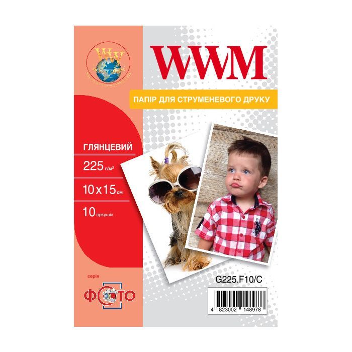 Фотобумага WWM 10x15 Фото