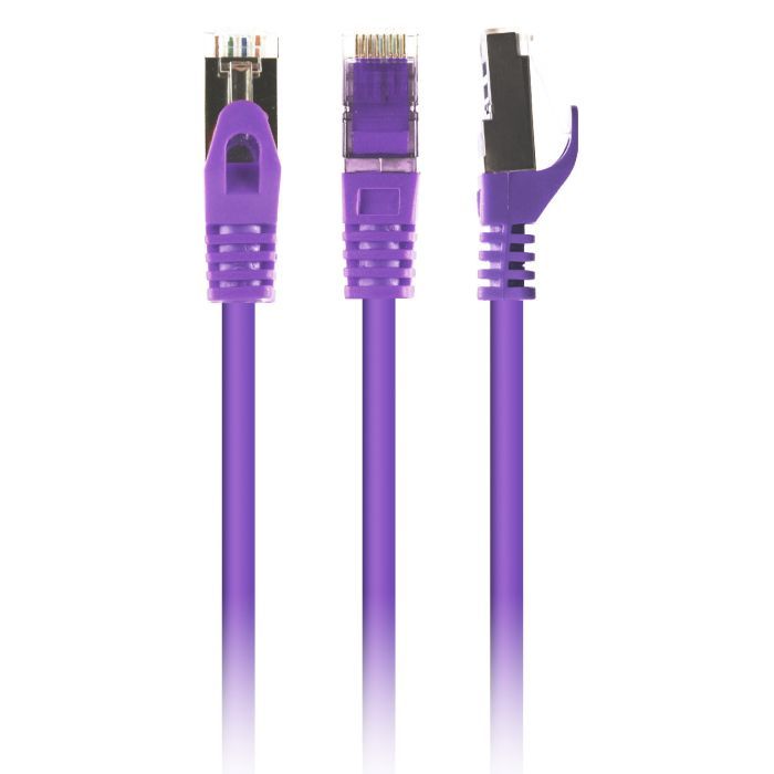 Патч-корд Cablexpert 3м S/FTP Cat 6A CU LSZH violet Фото