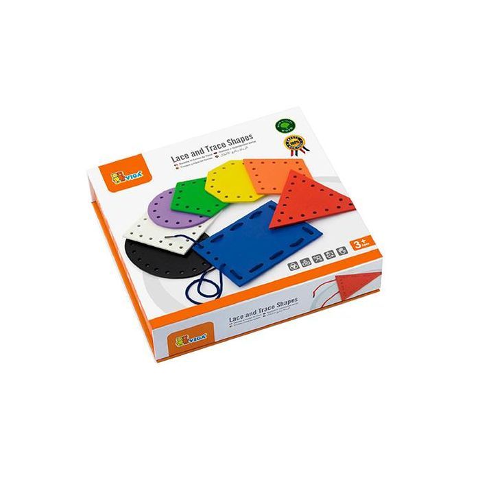 Развивающая игрушка Viga Toys Шнуровка Формы Фото