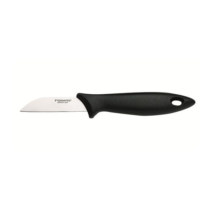 Кухонный нож Fiskars Essential для овощей 7 см Black Фото