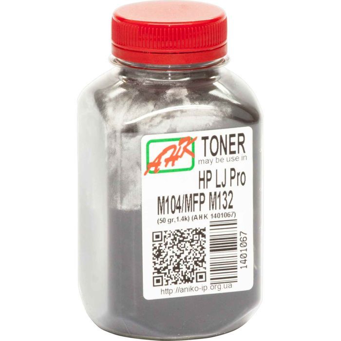 Тонер AHK HP Pro M102/132, 50г Black Фото