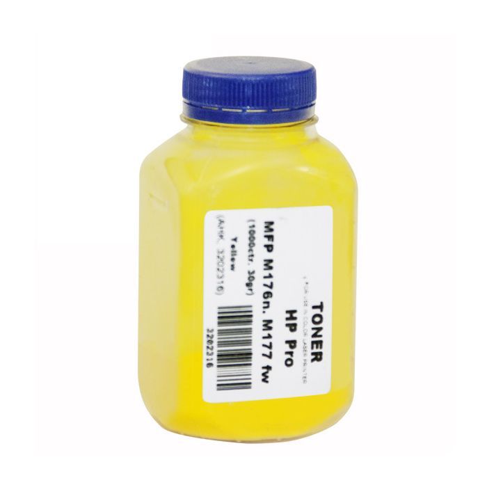 Тонер AHK HP Pro MFP M176n/177fw, 30г Yellow Фото