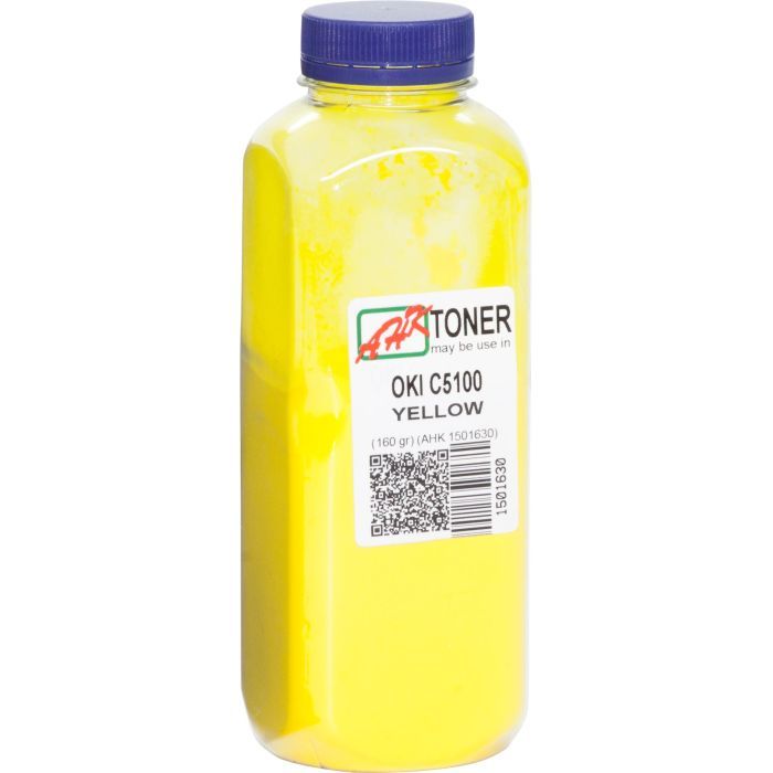Тонер AHK OKI C5100/5200/5300/5400 160г Yellow Фото