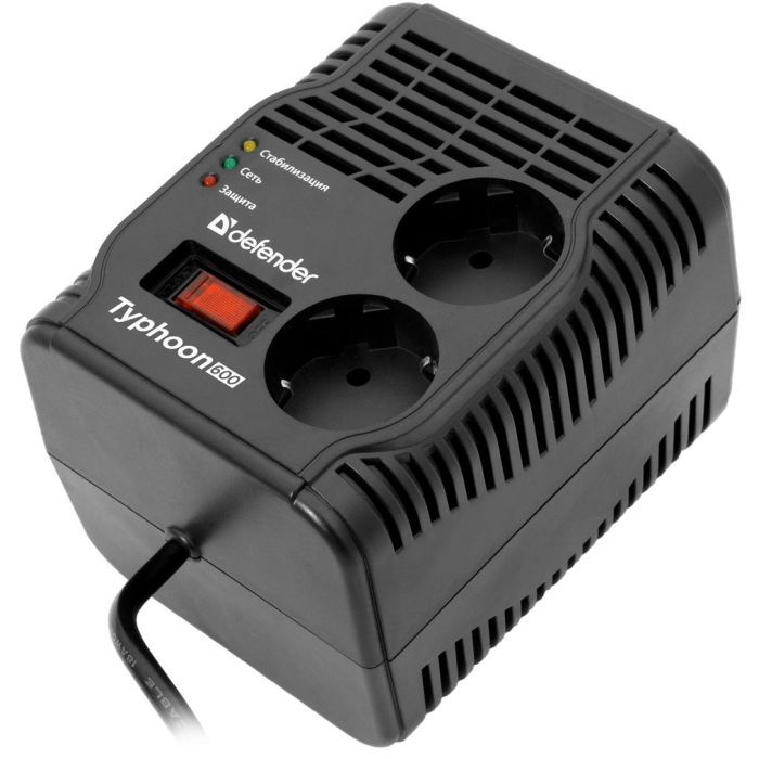 Стабилизатор Defender Typhoonl 600VA (99032) Фото