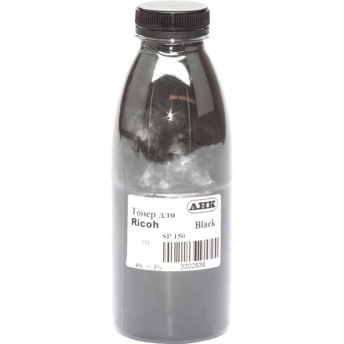Тонер AHK Ricoh Aficio SP150 , 40г Black Фото