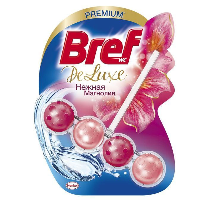 Туалетный блок Bref De Luxe Нежная магнолия 50 г Фото