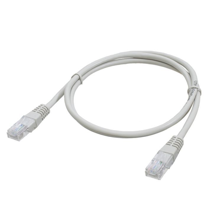 Патч-корд Patron 0.5м, UTP, cat.5e, CCA, grey Фото