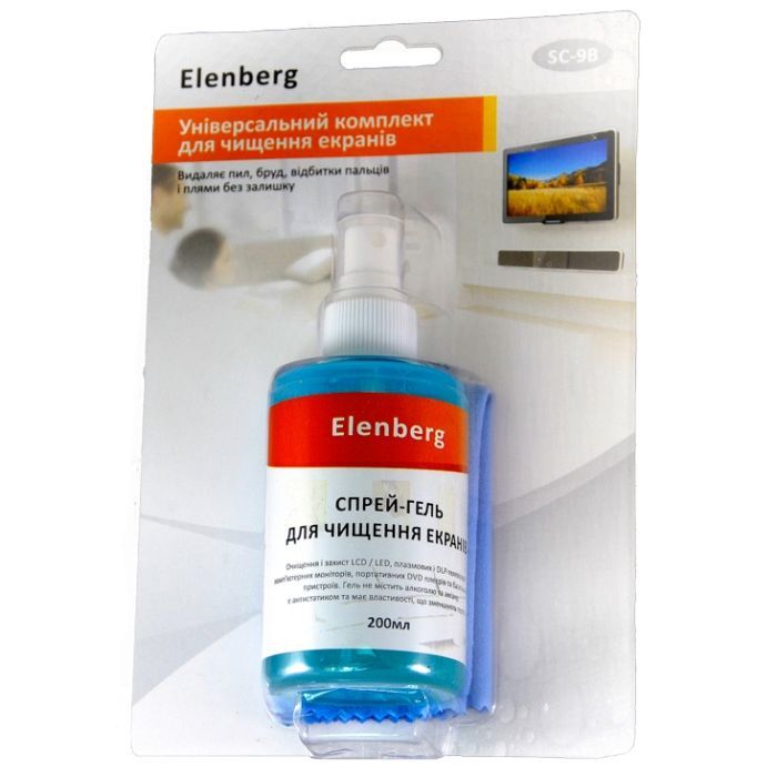Спрей для очистки Elenberg LCD/LED 200ml Фото