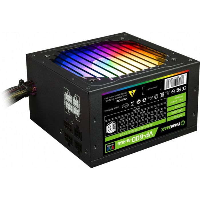 Блок питания Gamemax 600W Фото