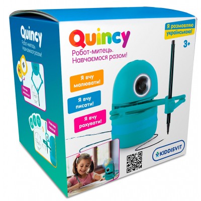 Интерактивная игрушка Quincy Робот-митець, що навчає - Квінсі Фото