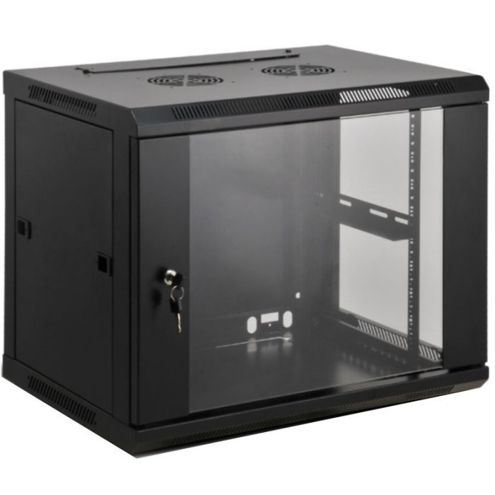 Шкаф настенный Kingda 6U 19" 600x600 RAL9004 Фото