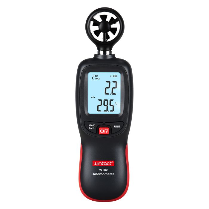 Анемометр Wintact цифровой крыльчатый 0,3-30м/с, -10-45°C Фото