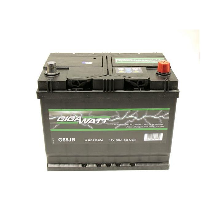 Аккумулятор автомобильный GigaWatt 68А Фото