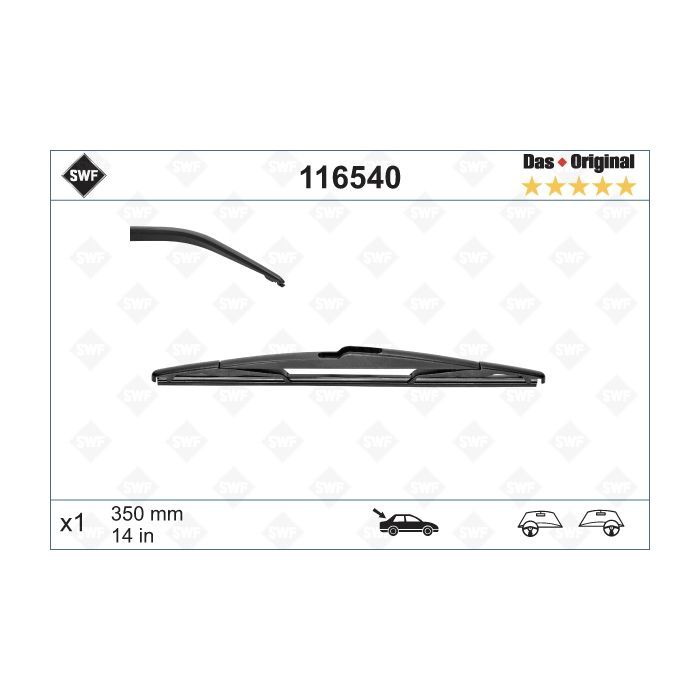 Щетка стеклоочистителя SWF 116540 Фото