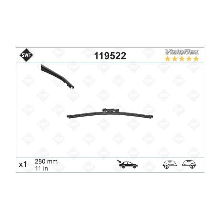 Щетка стеклоочистителя SWF 119522 Фото