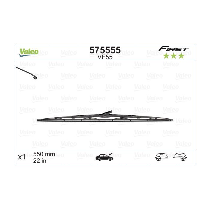 Щетка стеклоочистителя Valeo 575555 Фото