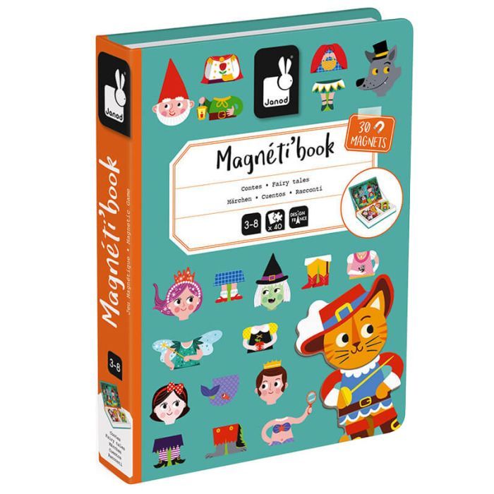 Развивающая игрушка Janod Магнитная книга Сказки Фото