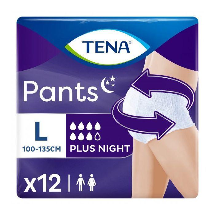 Подгузники для взрослых Tena Pants Plus Night Трусы ночные размер Large 12 шт Фото