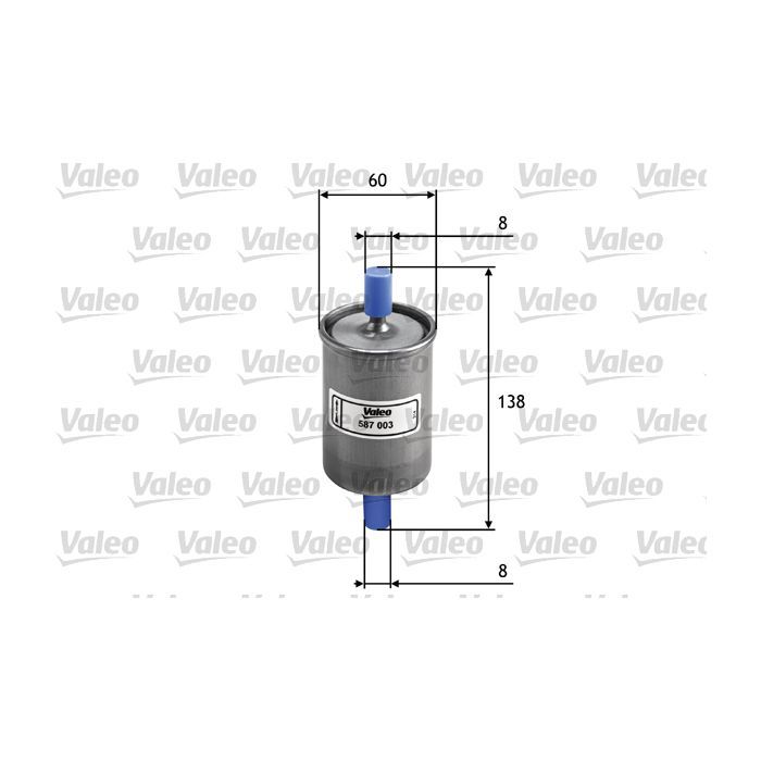 Фильтр топливный Valeo 587003 Фото
