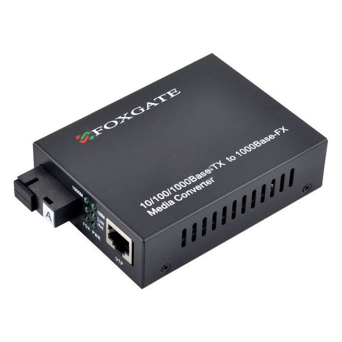 Медиаконвертер FoxGate EC-Q-1G-1SM-1550nm-20 Фото