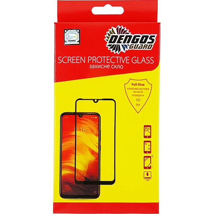 Стекло защитное Dengos Full Glue для OPPO A54 (black) Фото