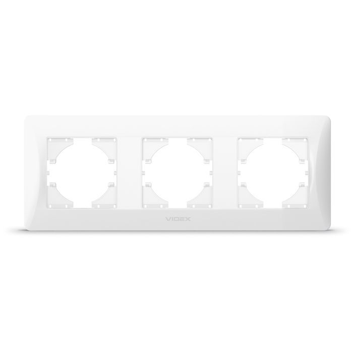 Рамка Videx BINERA белая 3 поста Фото
