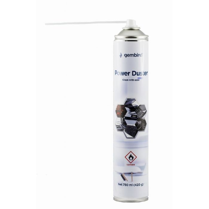 Чистящий сжатый воздух Gembird spray duster 750ml Фото