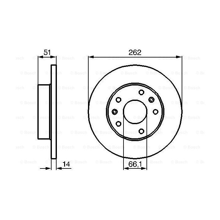 Тормозной диск Bosch 0 986 478 991 Фото