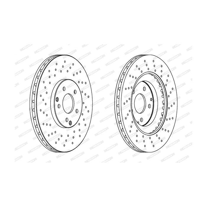 Тормозной диск FERODO DDF1582C-1 Фото