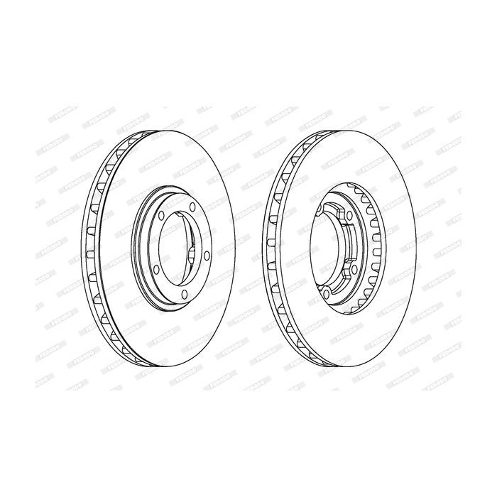 Тормозной диск FERODO DDF1658 Фото