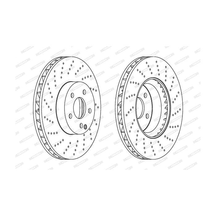 Тормозной диск FERODO DDF1694C-1 Фото
