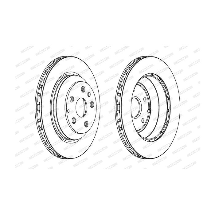 Тормозной диск FERODO DDF1855C-1 Фото