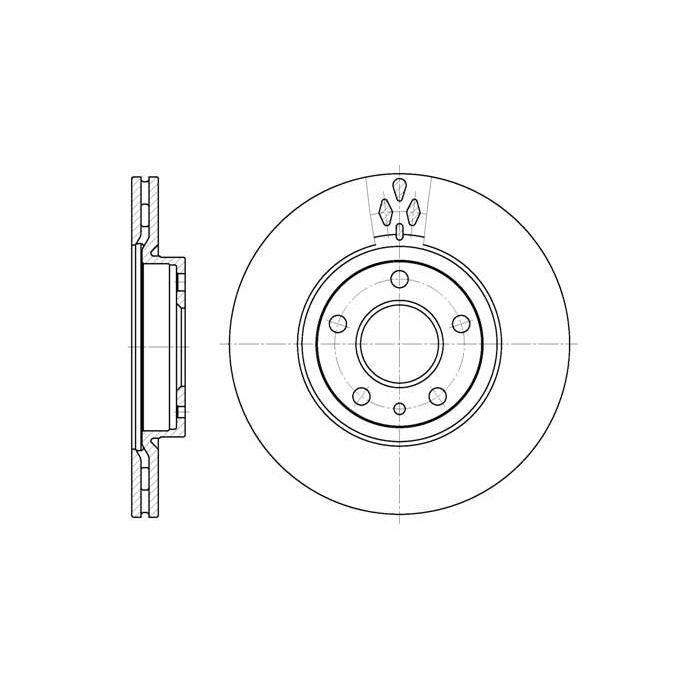 Тормозной диск LPR L2053V Фото