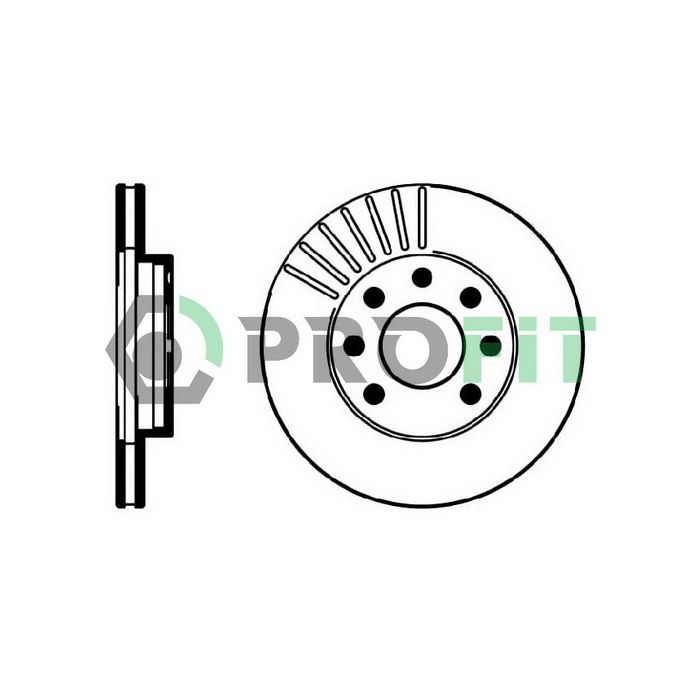 Тормозной диск Profit 5010-0151 Фото
