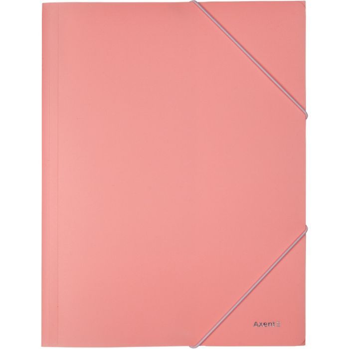 Папка на резинках Axent A4 430 мкм Pastelini pink Фото
