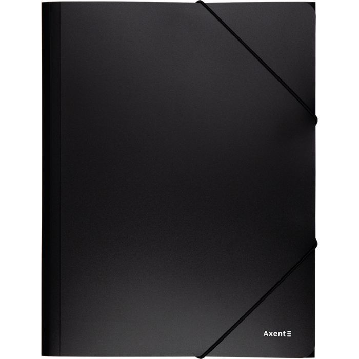 Папка на резинках Axent A4 500 мкм black Фото