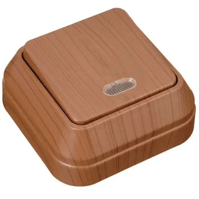 Переключатель MAKEL орех Фото