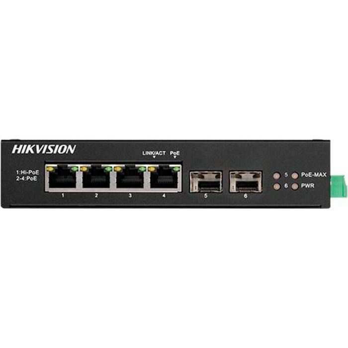 Коммутатор сетевой Hikvision DS-3T0506HP-E/HS Фото